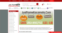 Desktop Screenshot of jualframekacamata.com